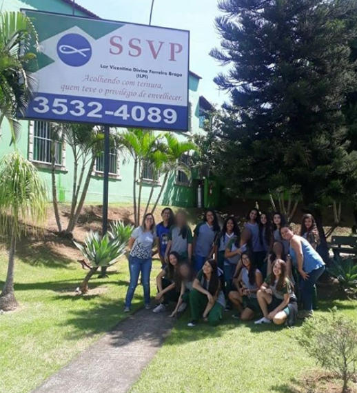 2019 - Visita ao Asilo Vicentino Divino Ferreira Braga