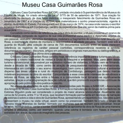 2012 - Museu Guimaraes Rosa — foto 12